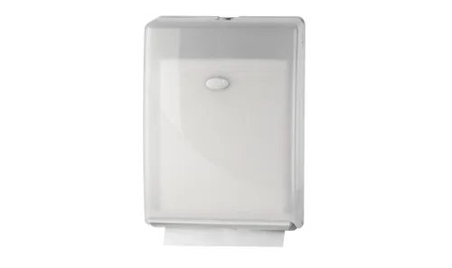 vouwhanddoek dispensor met inlegplankje - Schoonmaak Groothandel Eindhoven